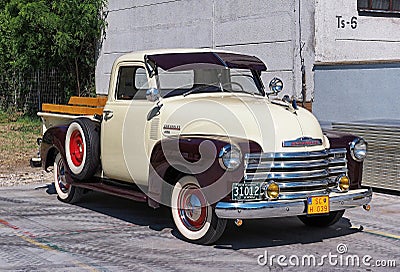 Chverolet Thriftmaster pick-up (1947-1953 ) Editorial Stock Photo